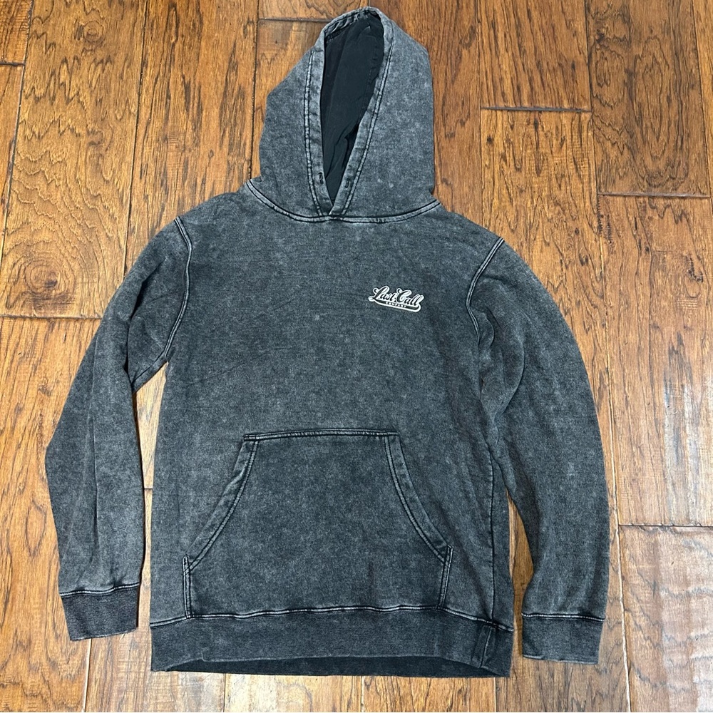 Last call co. Friends in low places Washed gray Hoodie